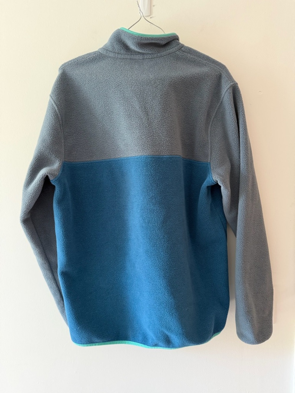 Patagonia Men’s Lightweight Synchilla Snap-T Fleece Pullover in Wavy Blue Large - Picture 8 of 14